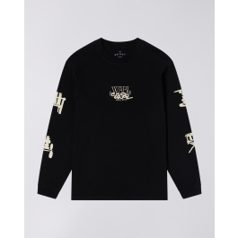 EDWIN Wabi Sabi T-Shirt LS - Black | EDWIN Europe