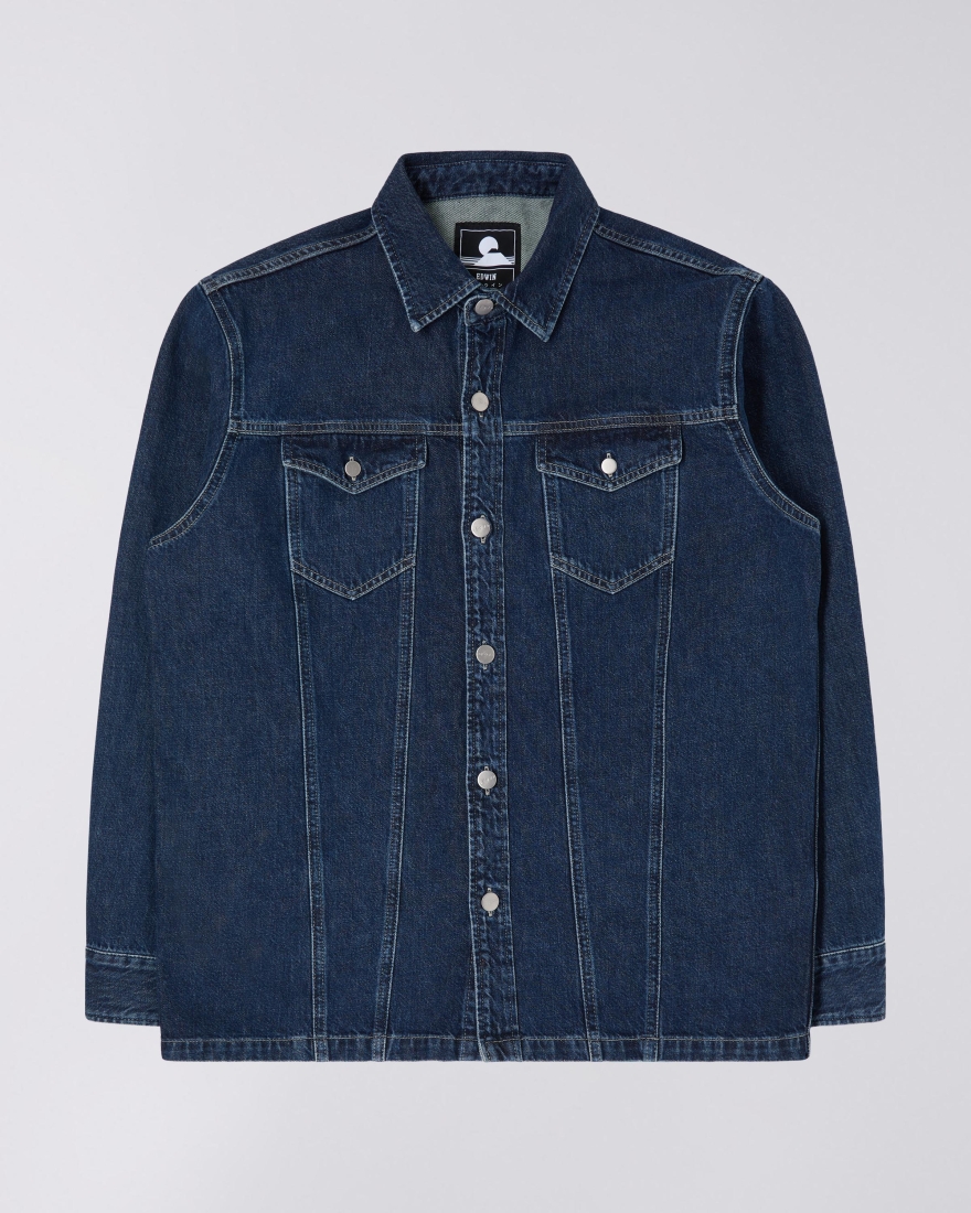 EDWIN Trucker Overshirt Blue