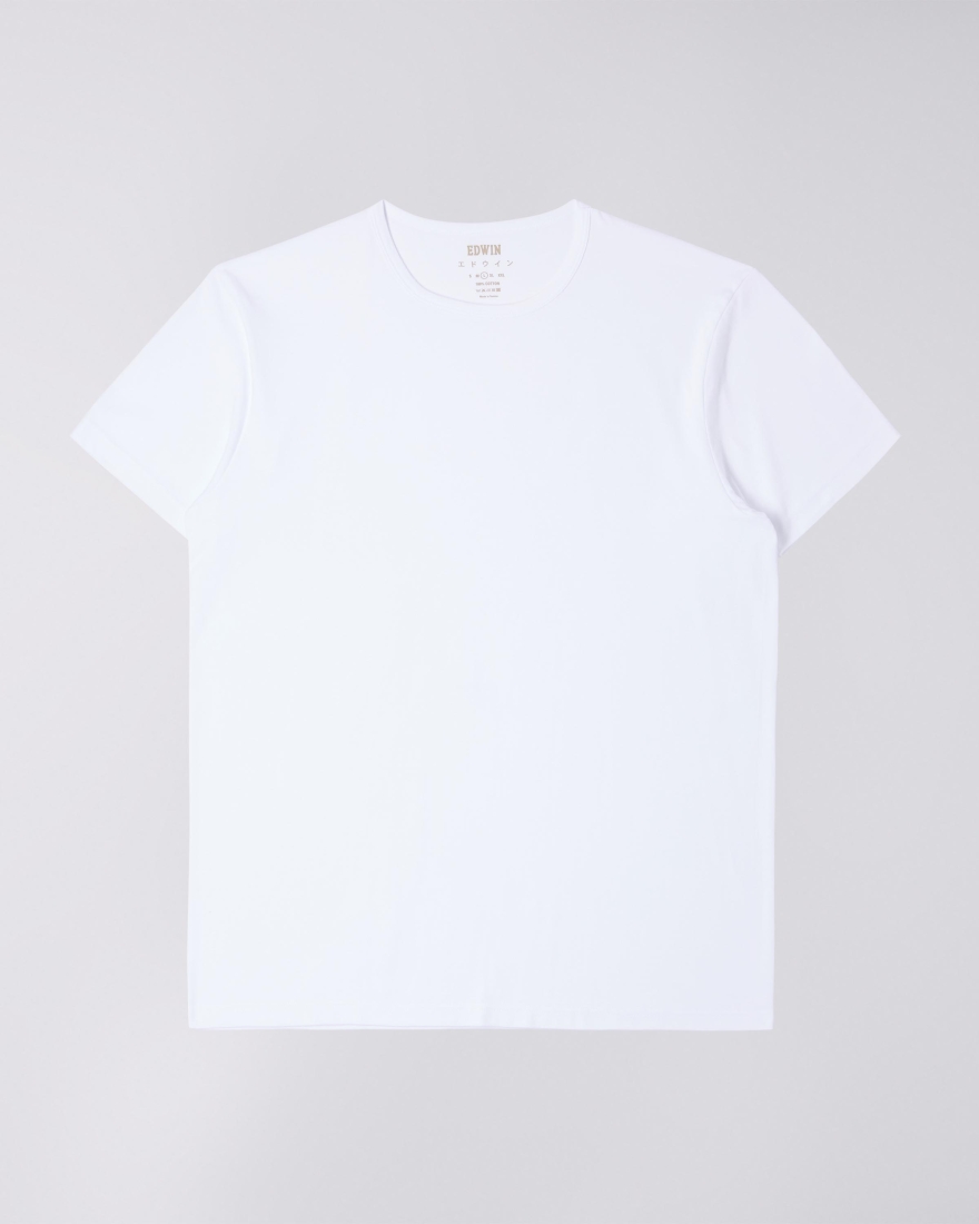 EDWIN Double Pack T-Shirt White