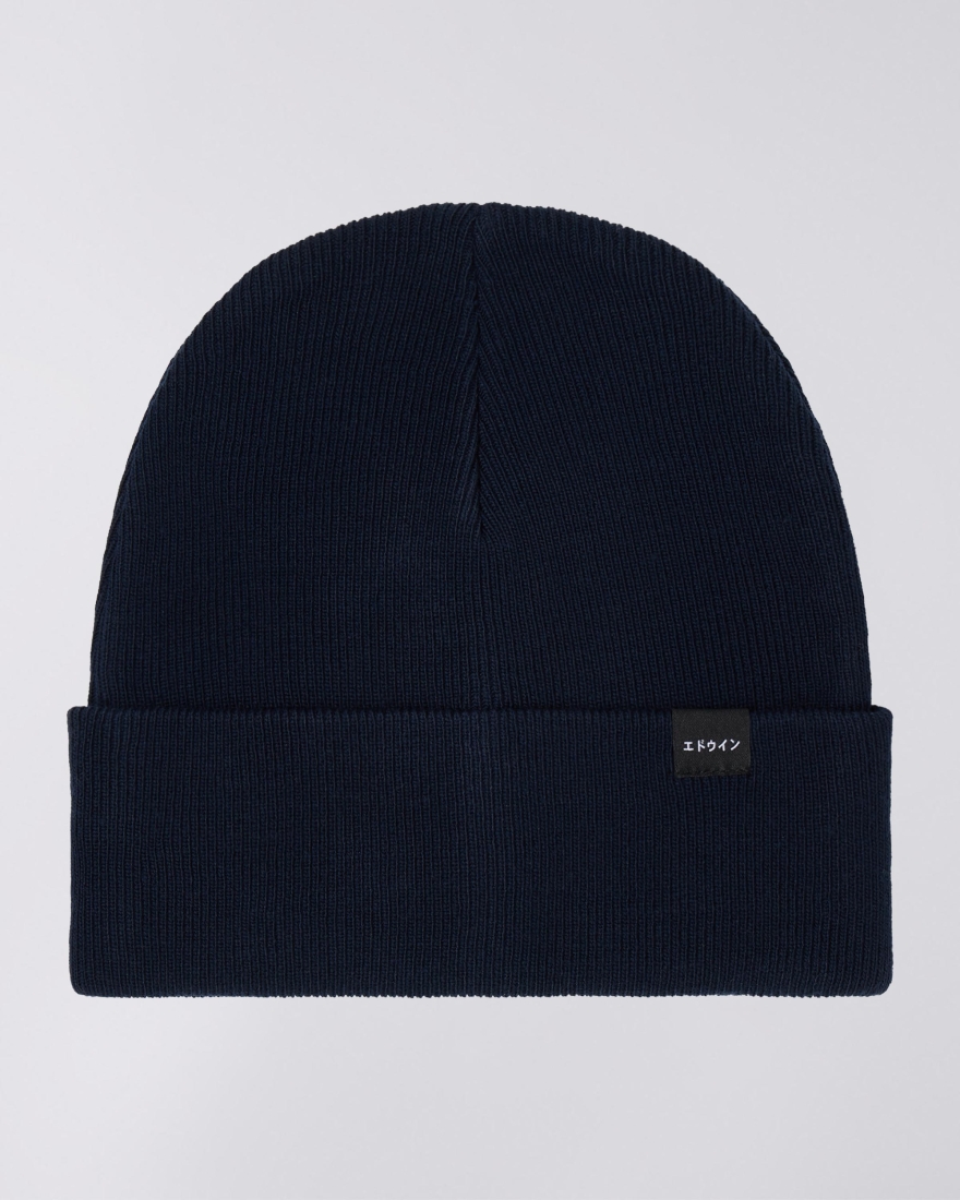 EDWIN Watch Cap Beanie Navy