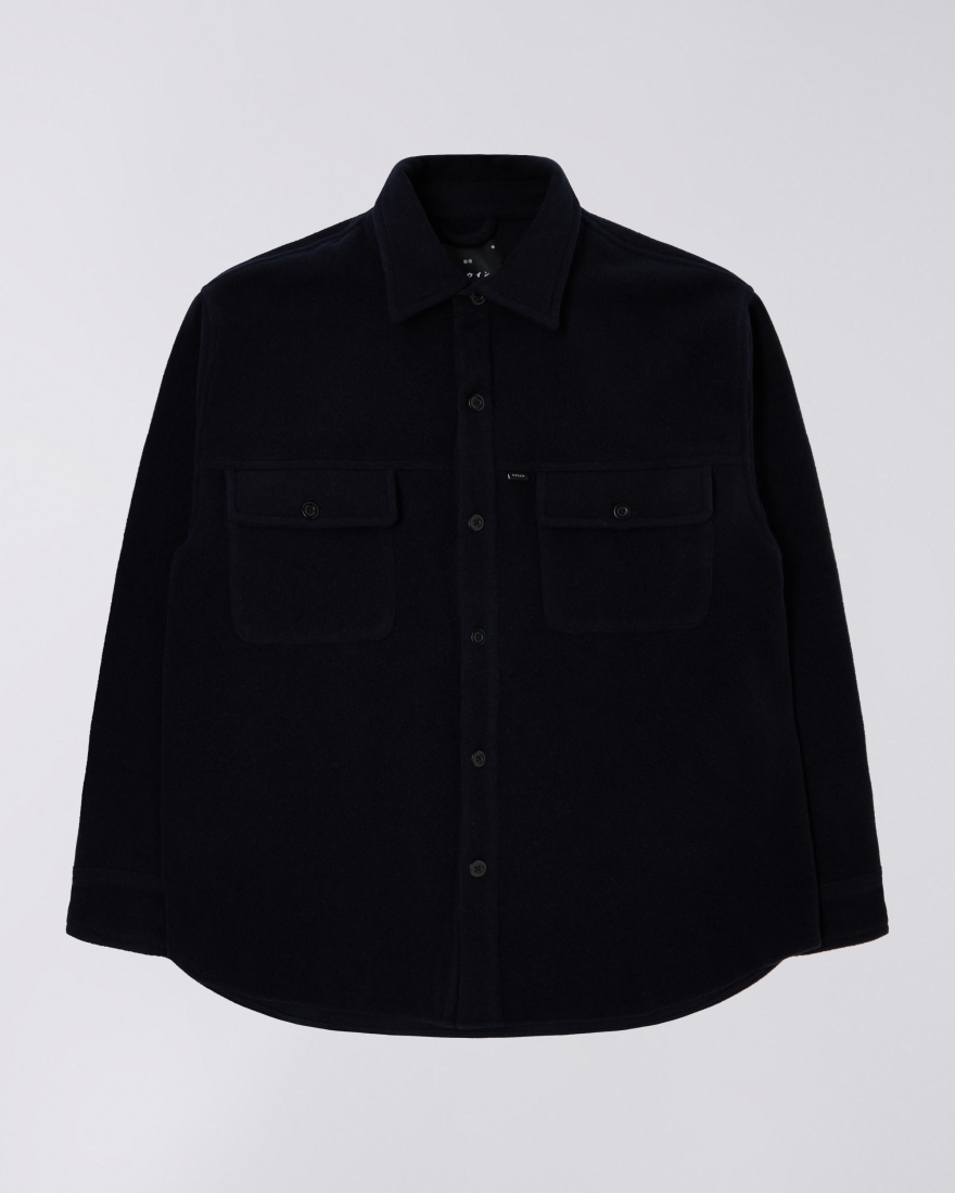 EDWIN Jowen Overshirt LS Maritime Blue