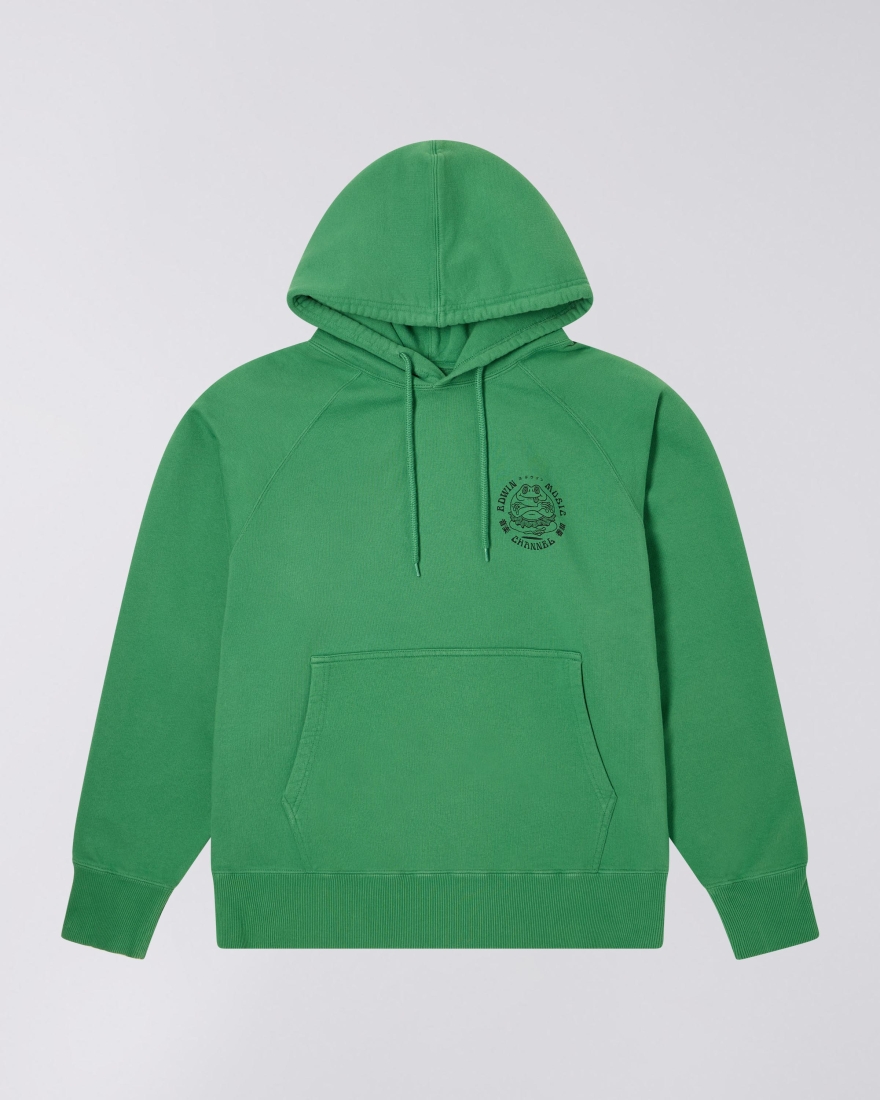 EDWIN Edwin Music Channel Hoodie Sweat Mint Green