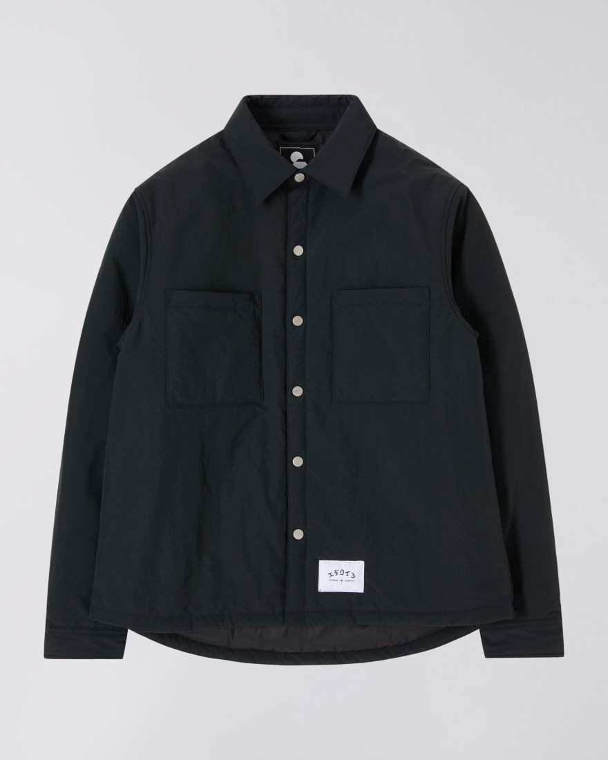 EDWIN Sphere Padded Overshirt LS Black