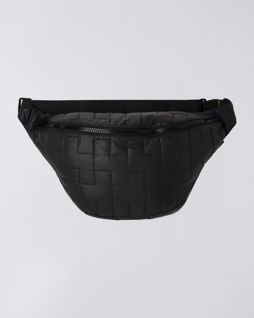 EDWIN Quilted Belt Bag Black