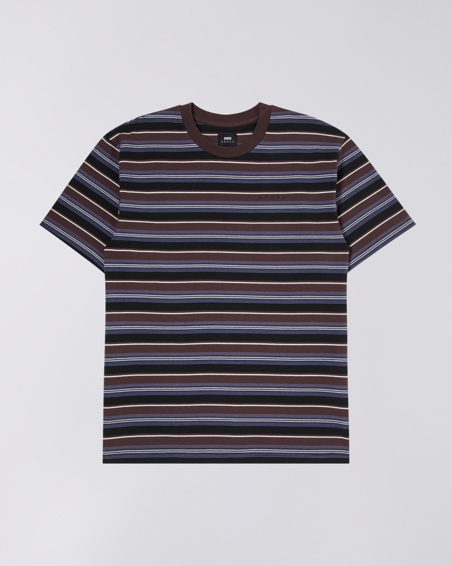 EDWIN Quarter T-Shirt  Brown / Black