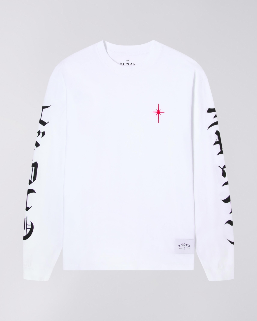 EDWIN High Life Low Levels T-Shirt LS White