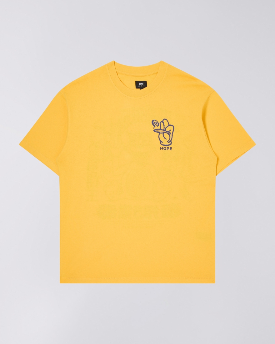 EDWIN Hope Provider T-Shirt Lemon Chrome