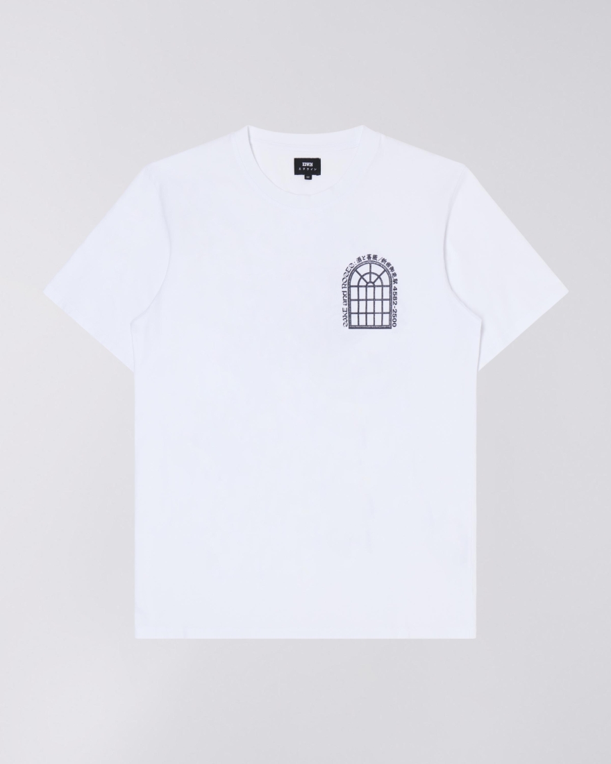 EDWIN Sake And Roses T-Shirt  White