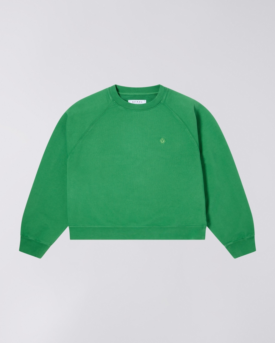 EDWIN W' Core Sweat Mint Green