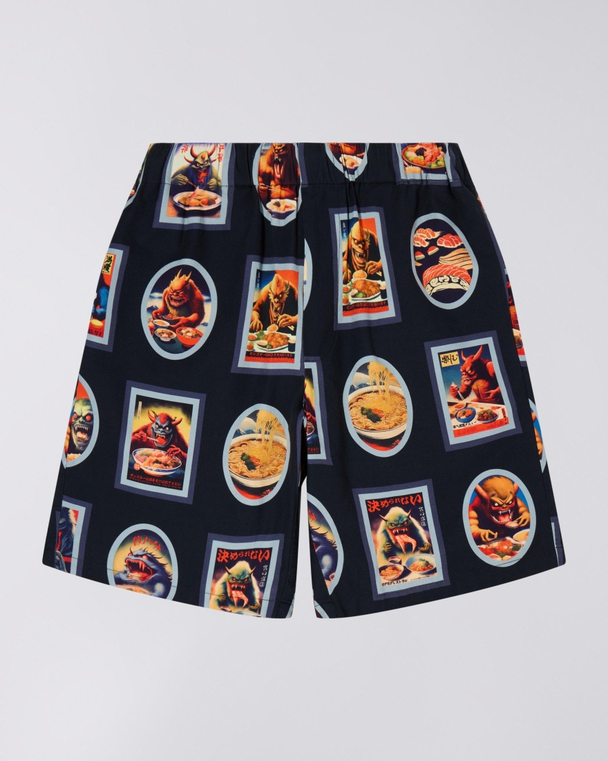 EDWIN Hara Hachi Bun Me Short Multicolor