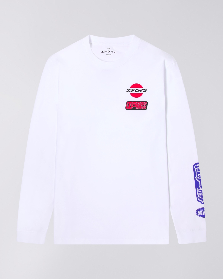 EDWIN Edo Win T-Shirt LS White