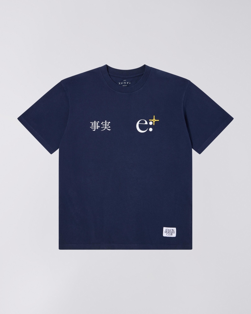 EDWIN Fact T-Shirt Maritime Blue