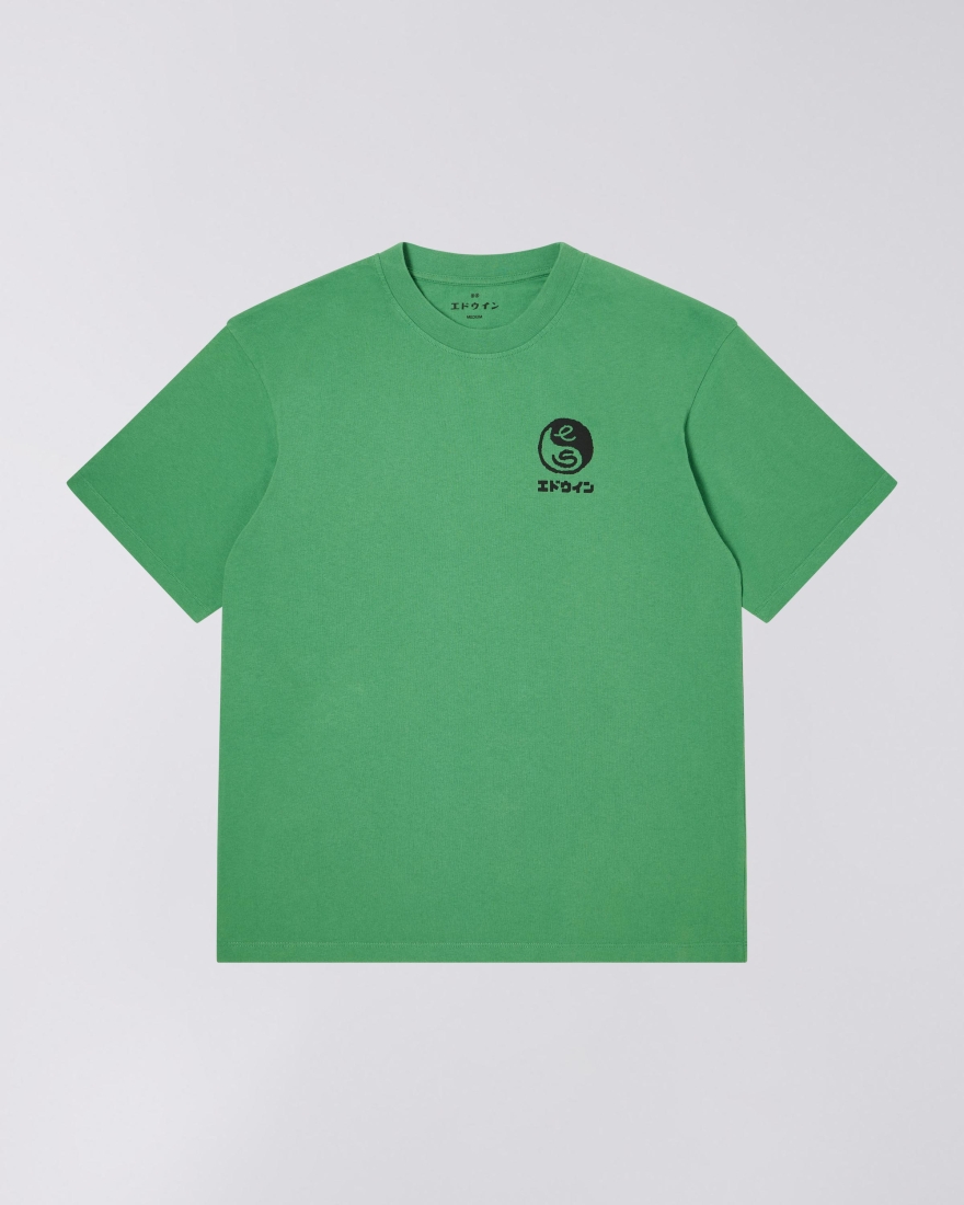 EDWIN High Bear T-Shirt Mint Green