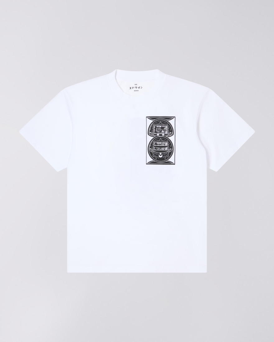 EDWIN Slot Machine T-Shirt White
