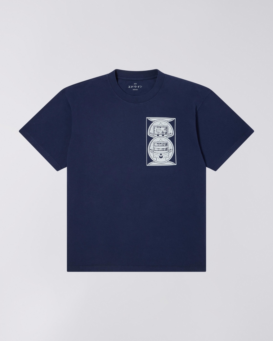 EDWIN Slot Machine T-Shirt Maritime Blue