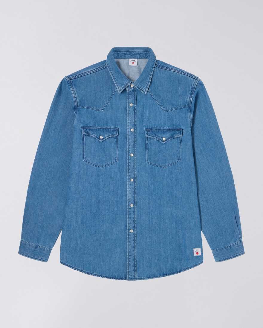EDWIN Western Shirt Blue