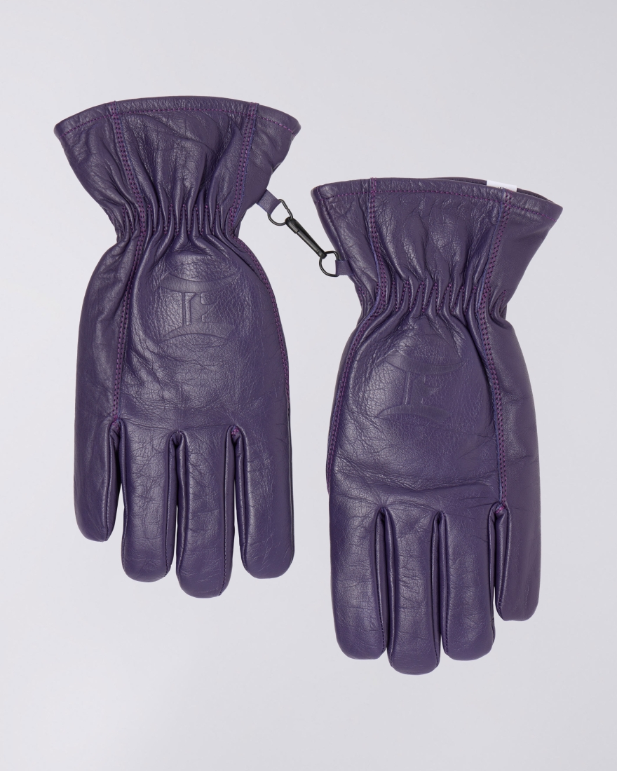 EDWIN Function Gloves Purple Plumeria