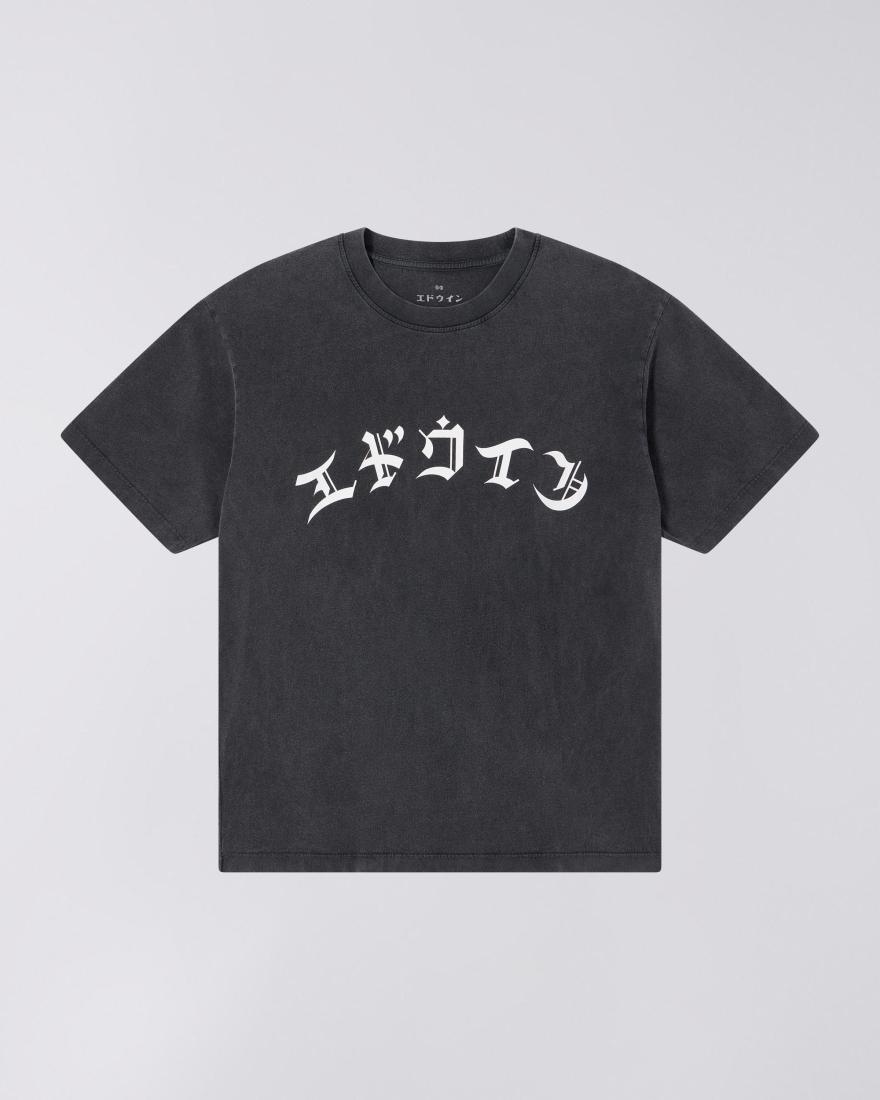 EDWIN Motto T-Shirt Grey