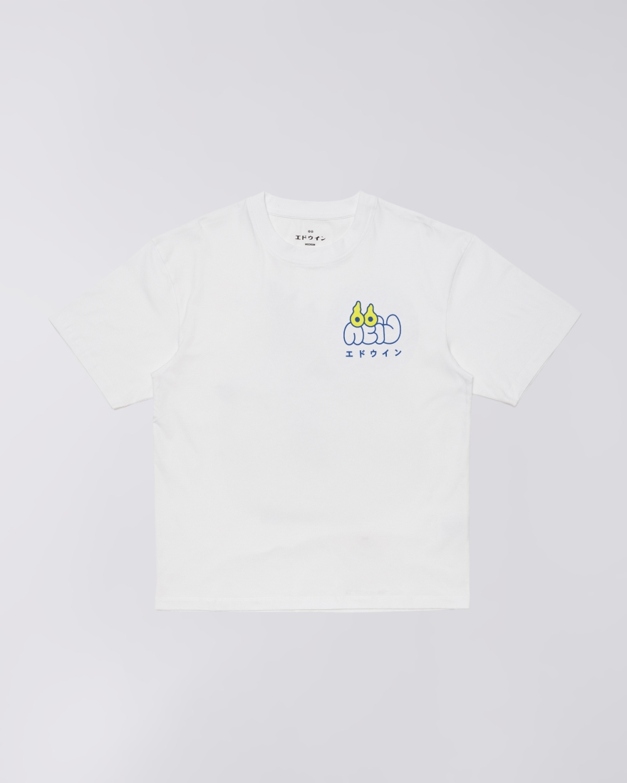 EDWIN Acid Eye of Fire T-Shirt White