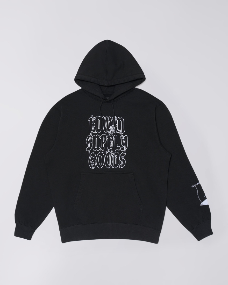 EDWIN Edwin Supply Goods Hoodie Sweat Black