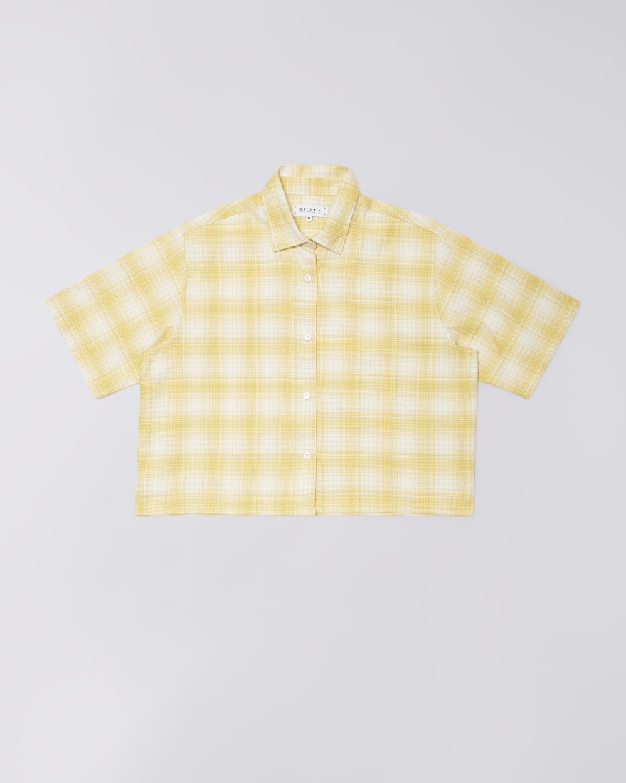 EDWIN W' Isia Shirt SS Yellow / White