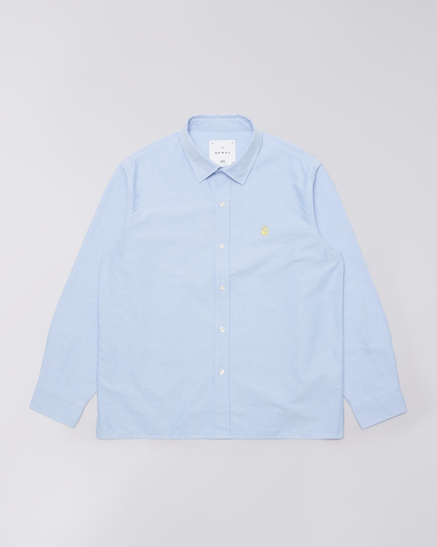 EDWIN Big Ox-Shirt LS Blue