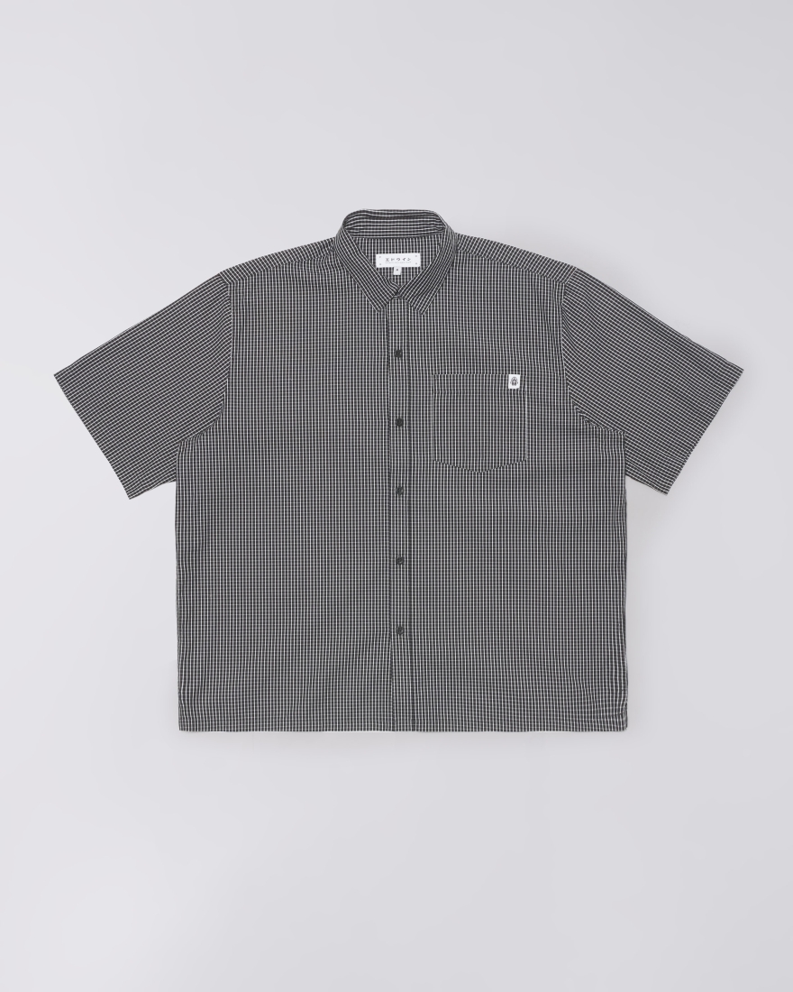 EDWIN Millbury Shirt SS Black / White