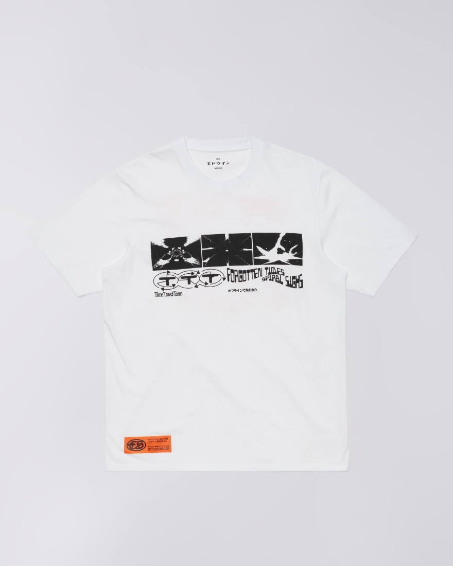 EDWIN Always Late T-Shirt White
