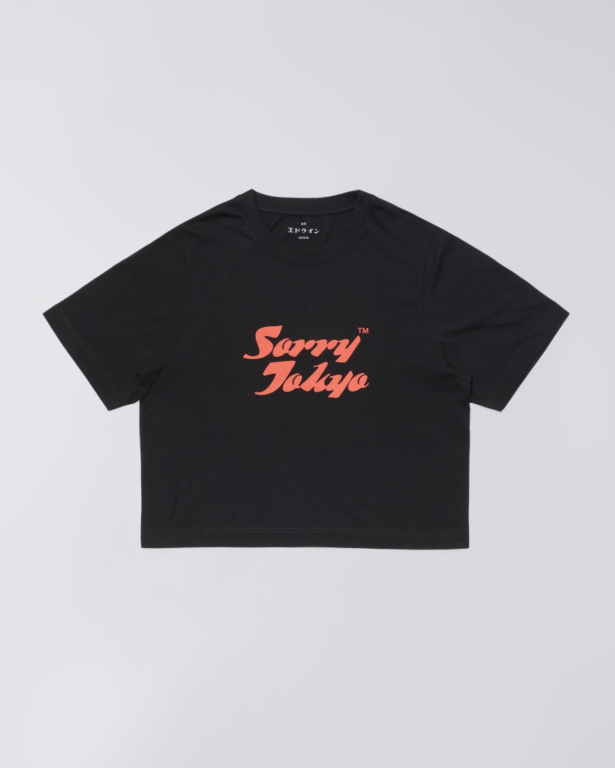 EDWIN W' Sorry Tokyo T-Shirt Black