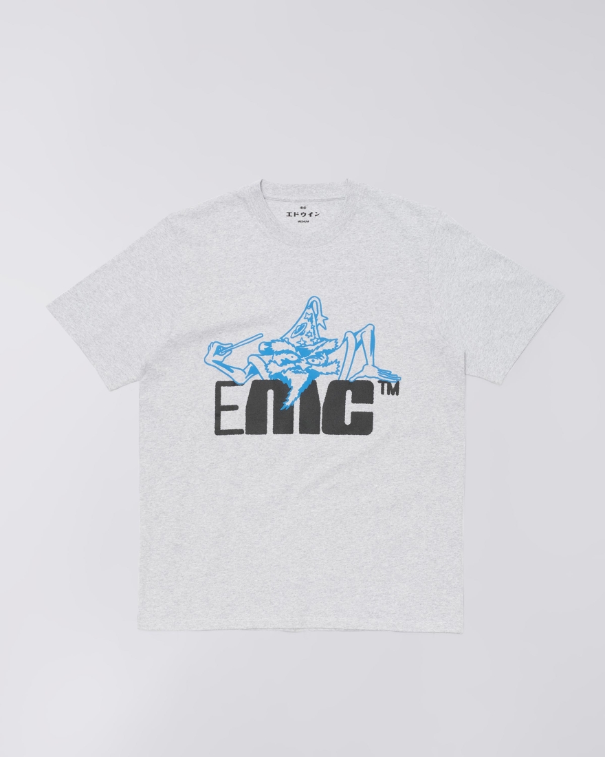 EDWIN Wizzard T-Shirt Grey Marl
