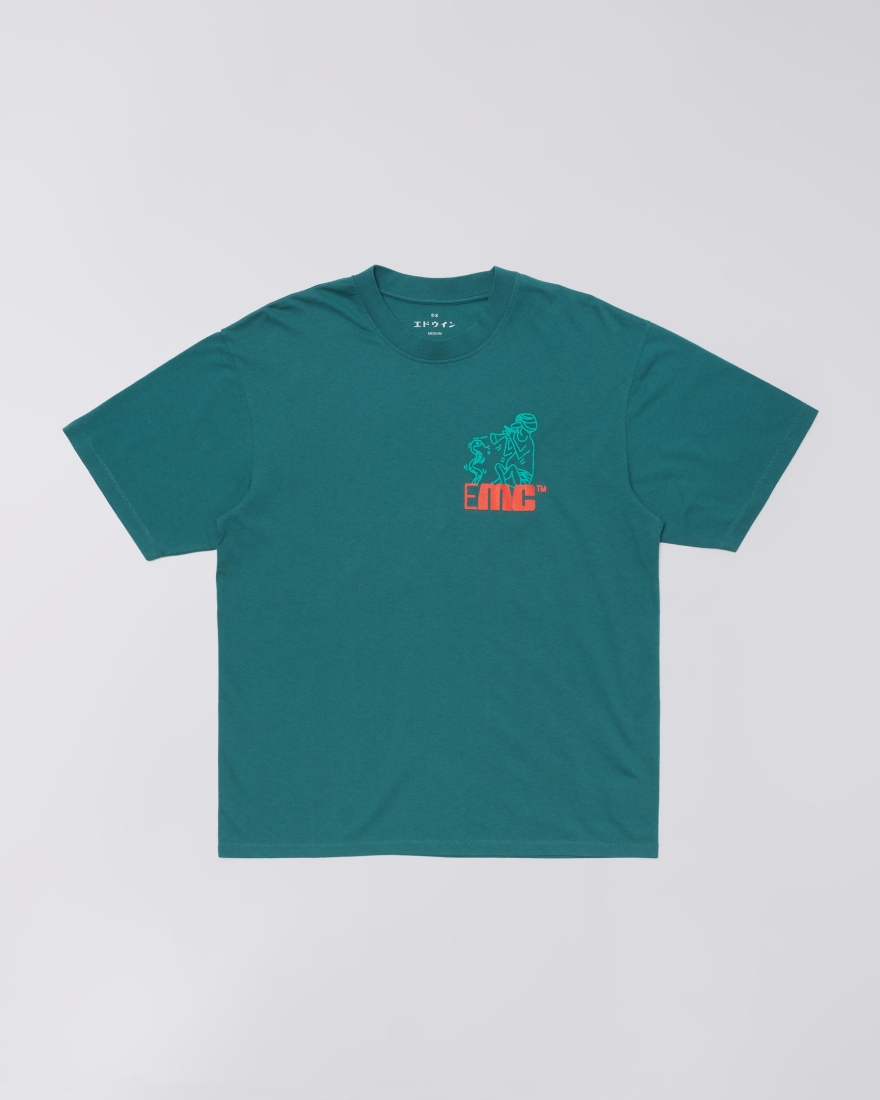 EDWIN Charmer Chest T-Shirt Mediterranea