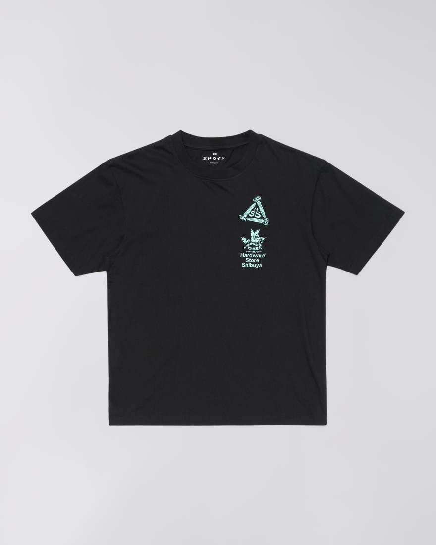 EDWIN Hardware Store Shibuya T-Shirt Black