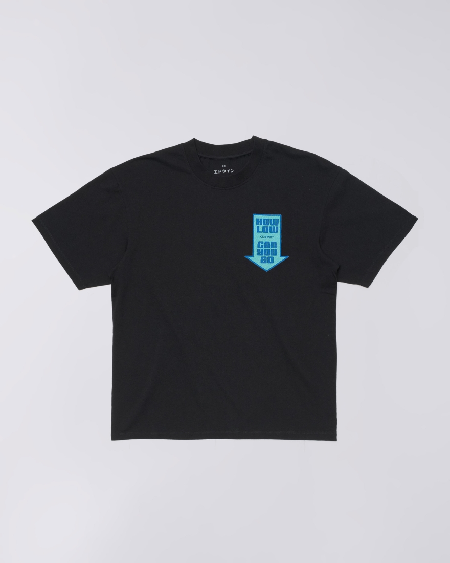 EDWIN How Low T-Shirt Black