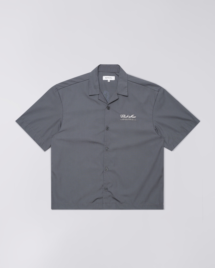 EDWIN Club Mix Shirt SS Dark Grey