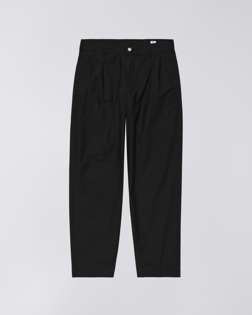EDWIN 2 Tuck Pant Black