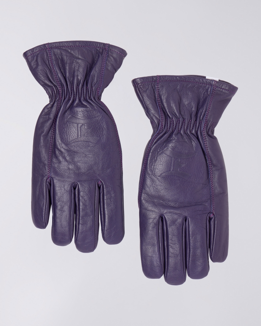 EDWIN Function Gloves Purple Plumeria