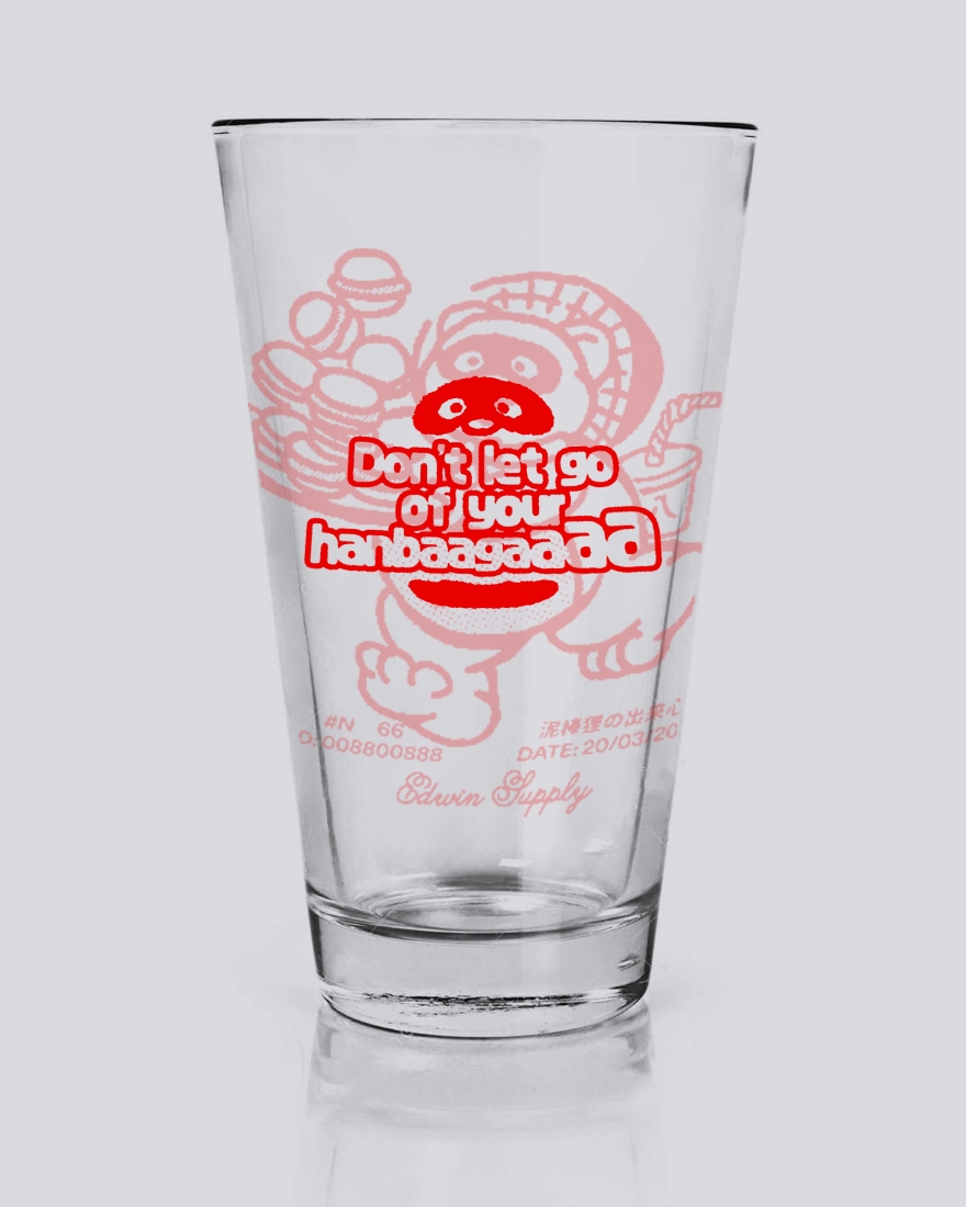 EDWIN Cola Glasses Transparent