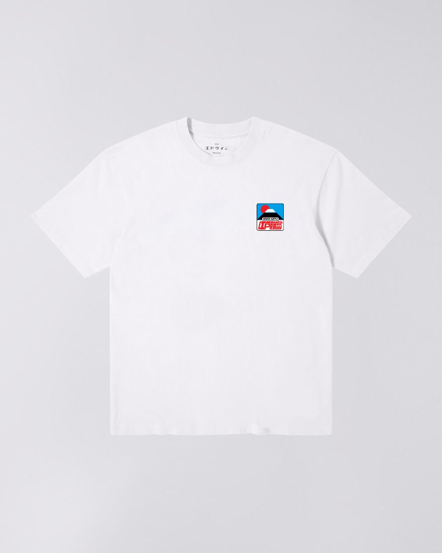 EDWIN Sunset On Fuji San T-Shirt White