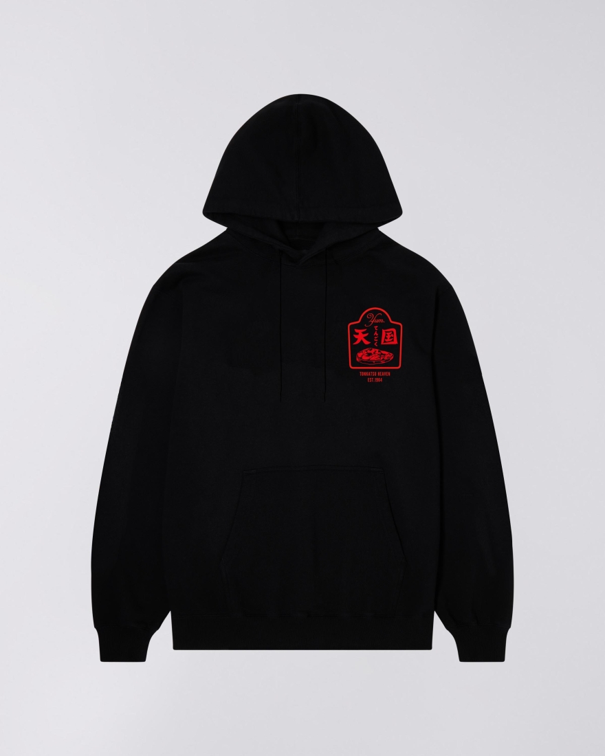 EDWIN Tonkatsu Hoodie Sweat Black