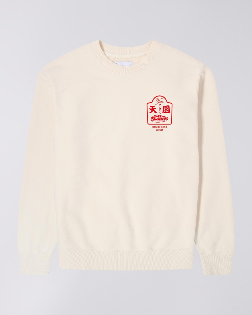 EDWIN Tonkatsu Sweat  Whisper White