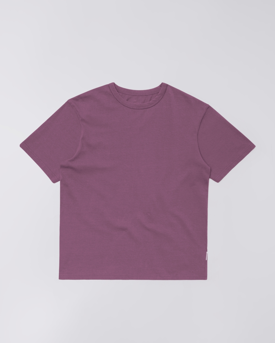EDWIN Regular Basic T-Shirt Grape Nectar