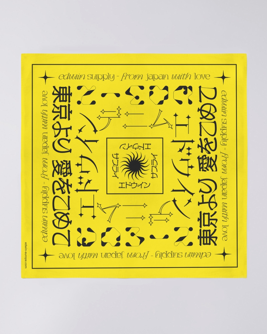 EDWIN Edwin Bandana Yellow