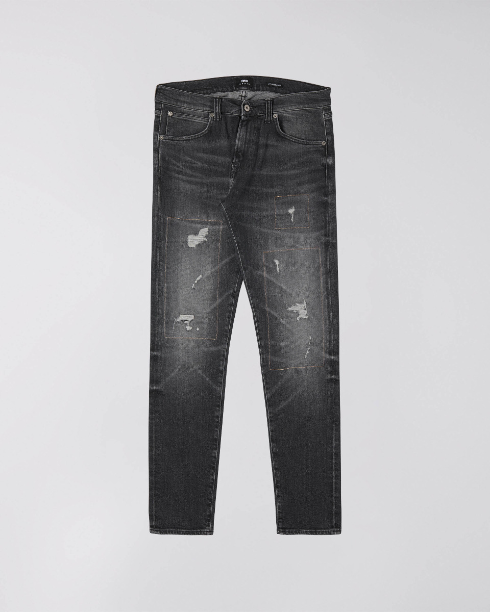 tapered drop crotch jeans