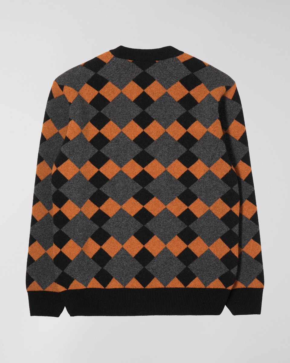 Lozenge Crew Sweater