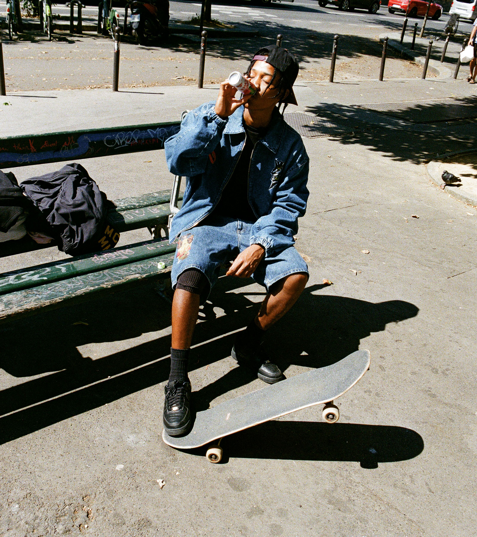 Edwin - 100 Demons T-Shirt LS - white - long-sleeve - T-shirt - Autumn - Winter - 2024