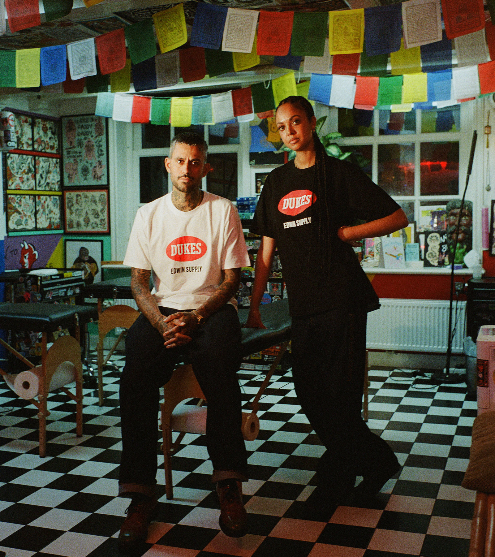 EDWIN AUTUMN WINTER 2025 editorial dukes cupboard wide pant made in japan denim