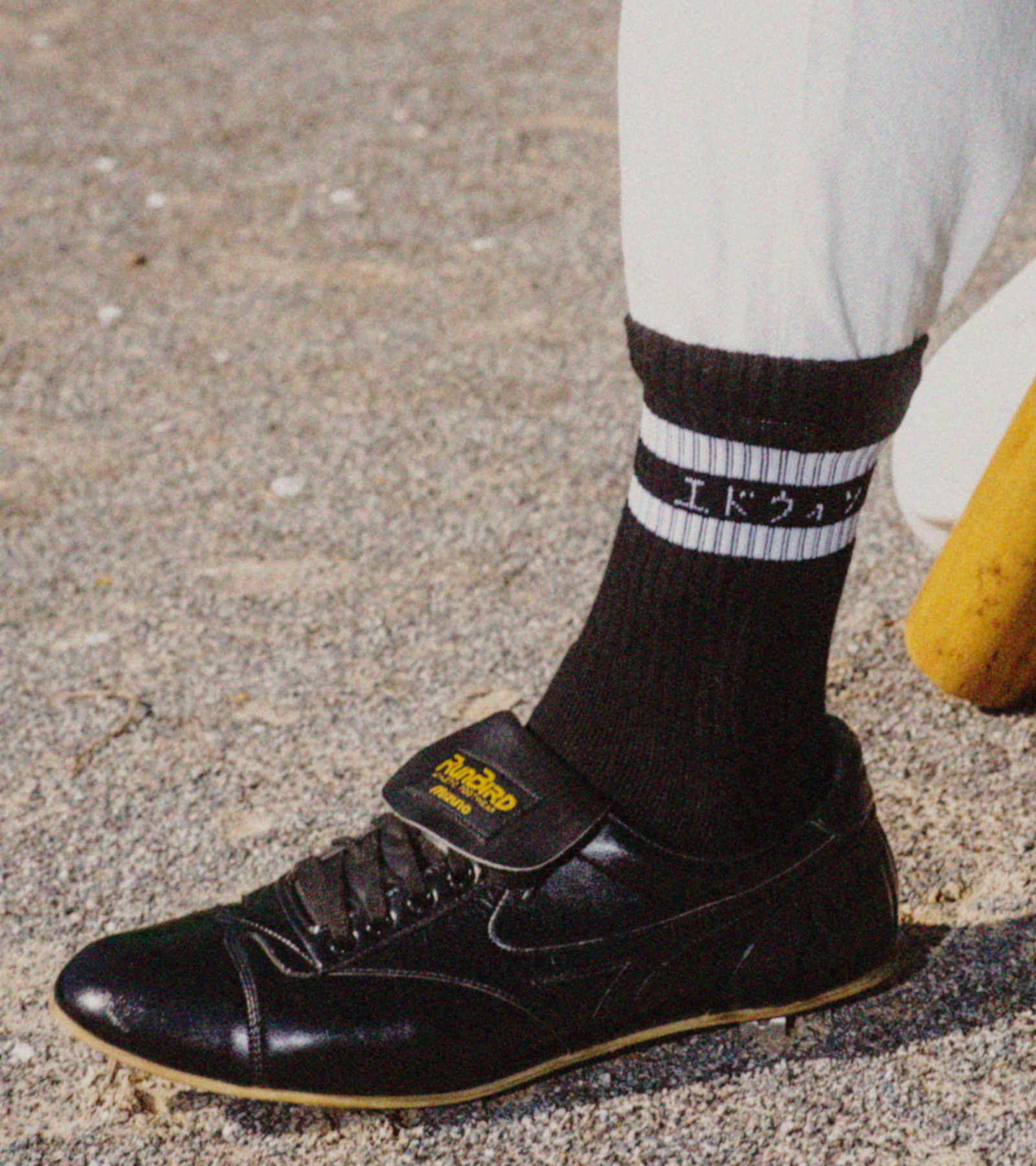 EDWIN Katakana Socks Black Spring/Summer 2024