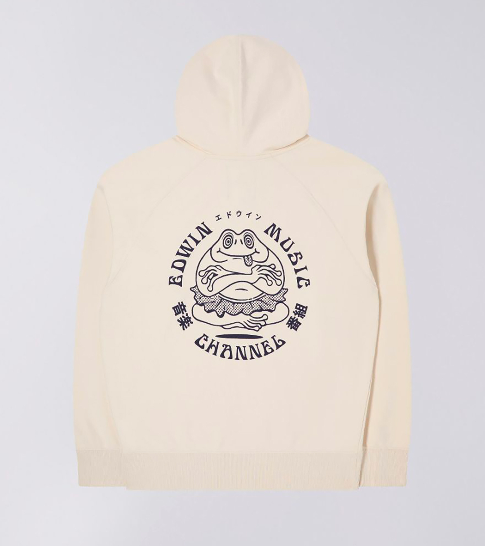 EDWIN EDWIN MUSIC CHANNEL Hoodie Cream Whisper White I033470_WHW_67