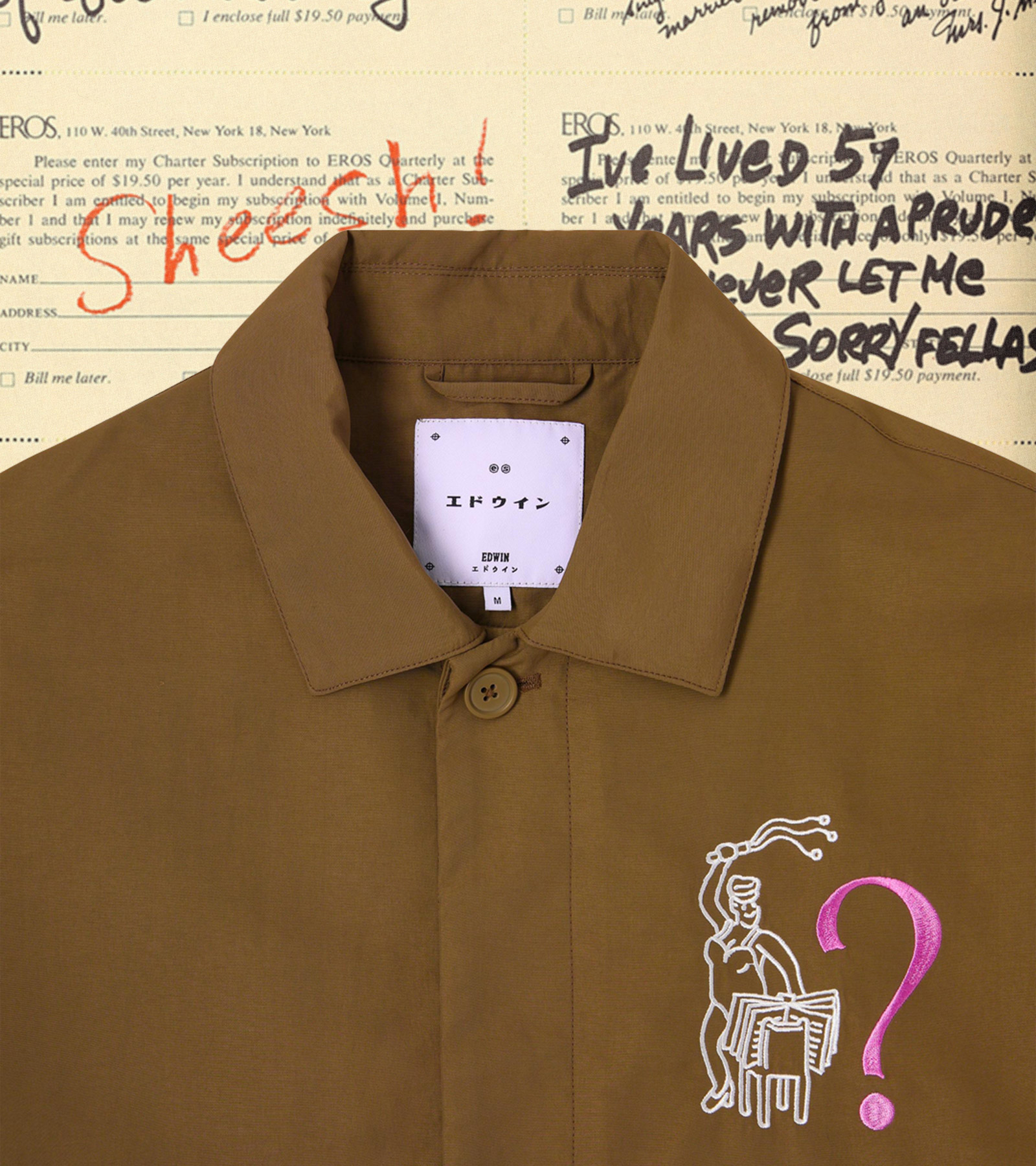 EDWIN Readers Club - Spring - Summer 2025 - Editorial - Collection OSHINO Jacket - Who Was EDWIN?