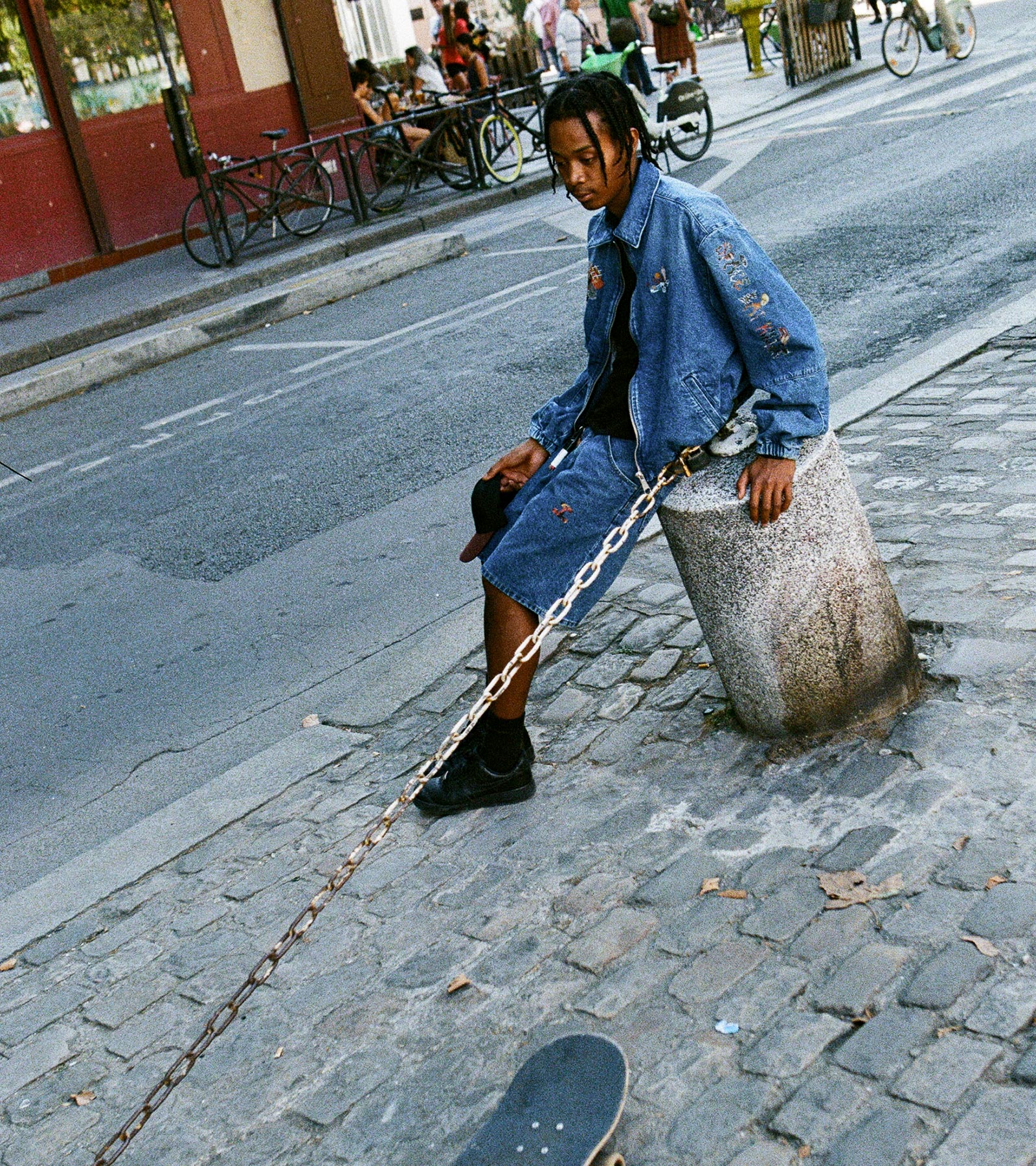 Edwin - 100 Demons T-Shirt LS - white - long-sleeve - T-shirt - Autumn - Winter - 2024